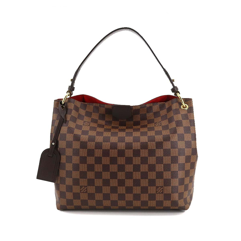 Louis Vuitton Damier Graceful PM Shoulder Bag Ebene